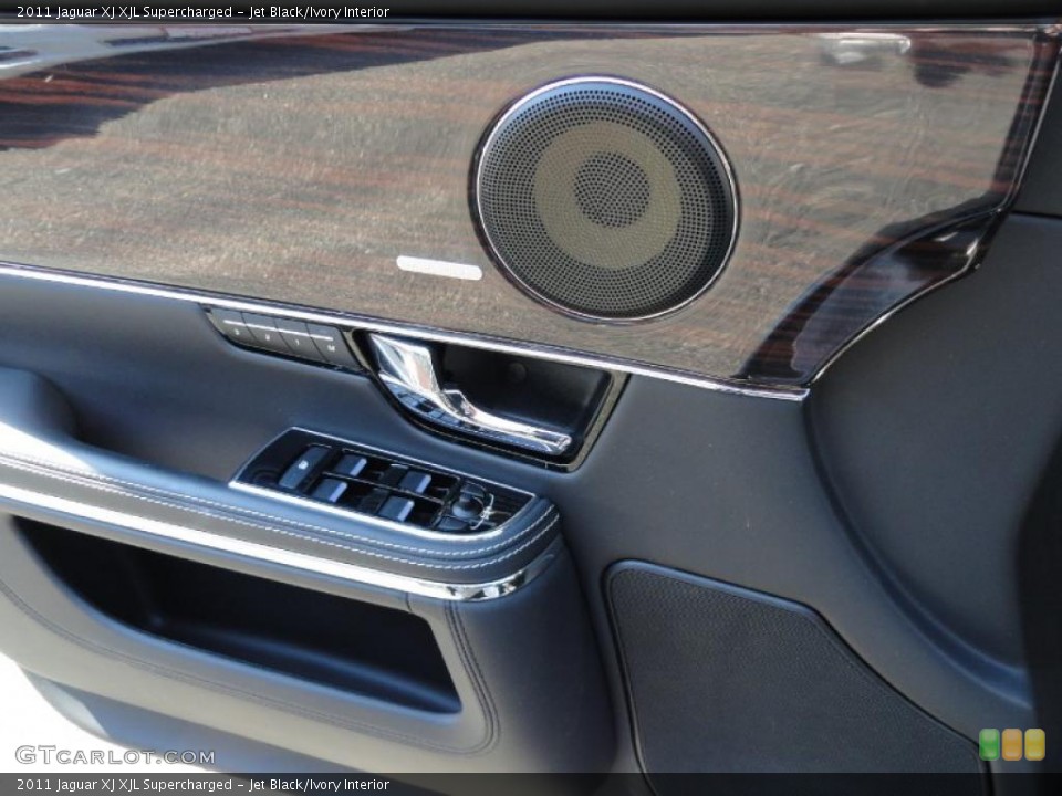 Jet Black/Ivory Interior Door Panel for the 2011 Jaguar XJ XJL Supercharged #45206033
