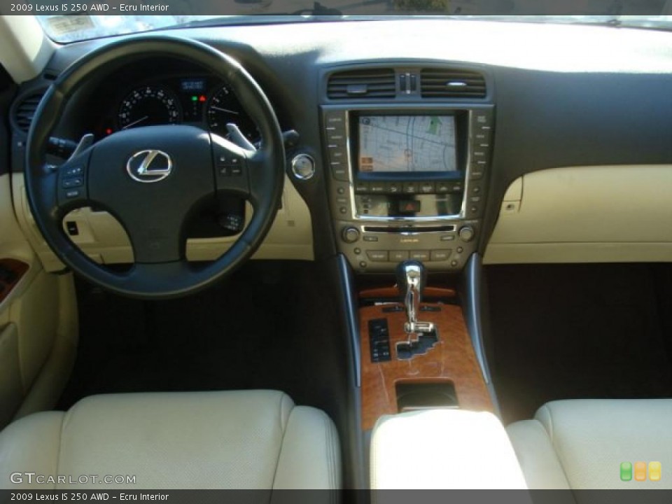 Ecru Interior Photo for the 2009 Lexus IS 250 AWD #45206045