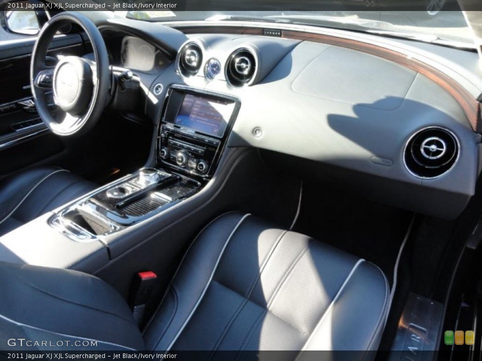 Jet Black/Ivory Interior Photo for the 2011 Jaguar XJ XJL Supercharged #45206313