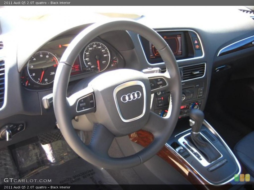 Black Interior Steering Wheel for the 2011 Audi Q5 2.0T quattro #45210645