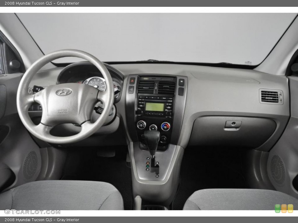 Gray Interior Dashboard for the 2008 Hyundai Tucson GLS #45214965
