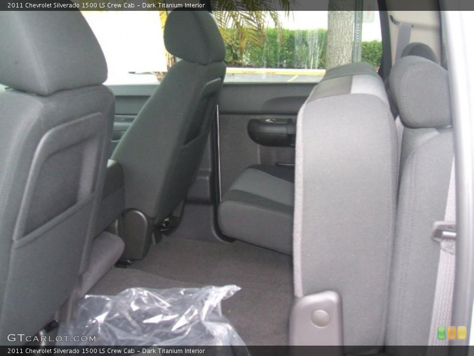 Dark Titanium Interior Photo for the 2011 Chevrolet Silverado 1500 LS Crew Cab #45216561
