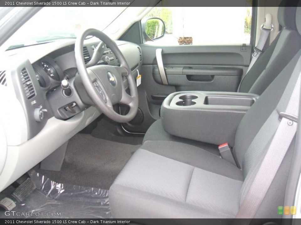 Dark Titanium Interior Photo for the 2011 Chevrolet Silverado 1500 LS Crew Cab #45216577
