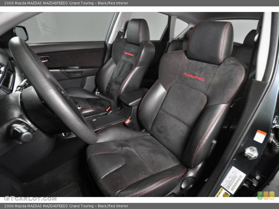 Black/Red Interior Photo for the 2009 Mazda MAZDA3 MAZDASPEED3 Grand Touring #45217297