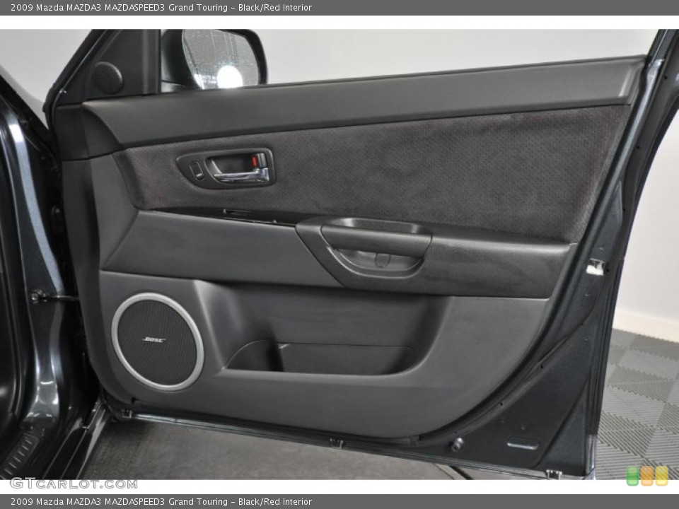 Black/Red Interior Door Panel for the 2009 Mazda MAZDA3 MAZDASPEED3 Grand Touring #45217481