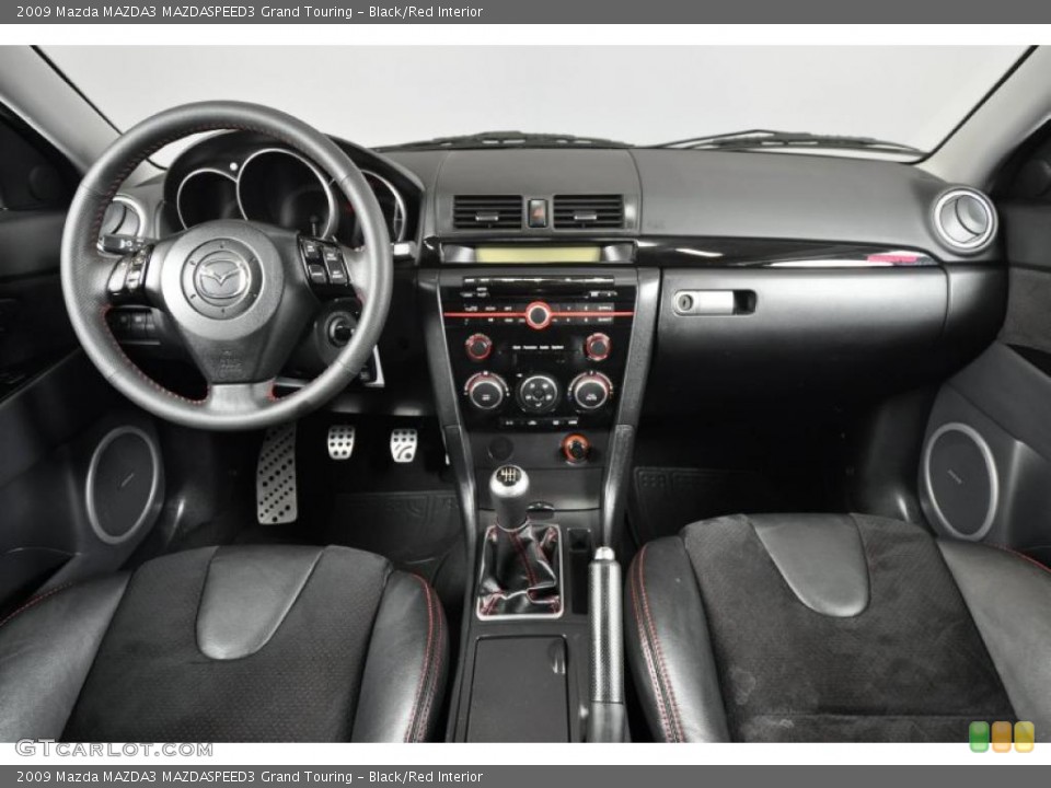 Black/Red Interior Dashboard for the 2009 Mazda MAZDA3 MAZDASPEED3 Grand Touring #45217545