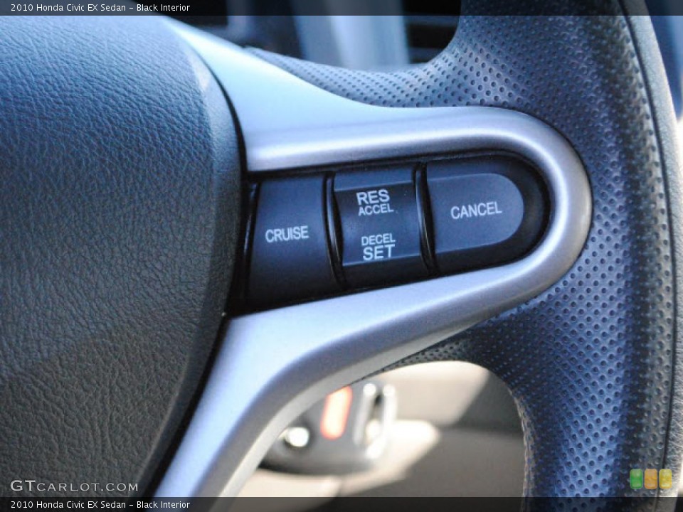 Black Interior Controls for the 2010 Honda Civic EX Sedan #45218797
