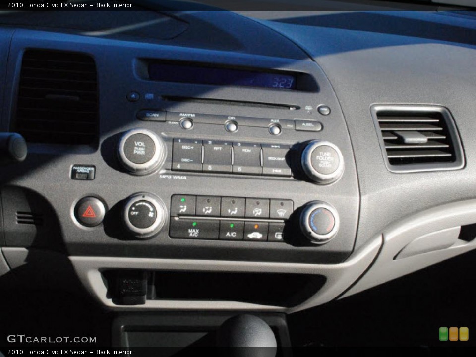 Black Interior Controls for the 2010 Honda Civic EX Sedan #45218845