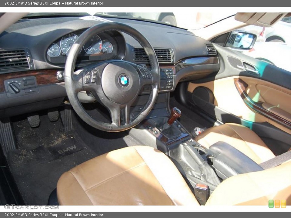 Natural Brown Interior Prime Interior for the 2002 BMW 3 Series 330i Coupe #45220157