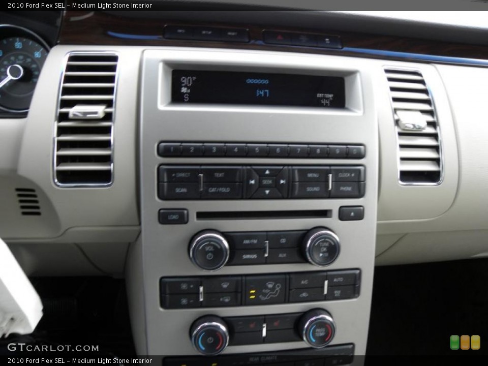 Medium Light Stone Interior Controls for the 2010 Ford Flex SEL #45224017