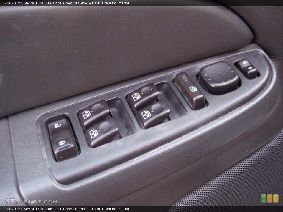 Dark Titanium Interior Controls for the 2007 GMC Sierra 1500 Classic SL Crew Cab 4x4 #45225037