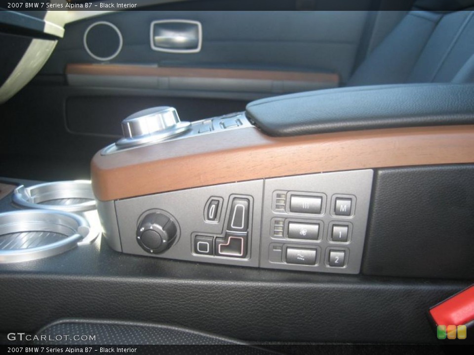 Black Interior Controls for the 2007 BMW 7 Series Alpina B7 #45226822