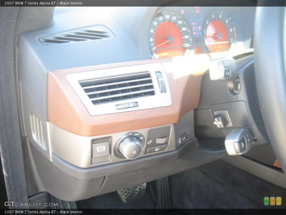Black Interior Controls for the 2007 BMW 7 Series Alpina B7 #45226829