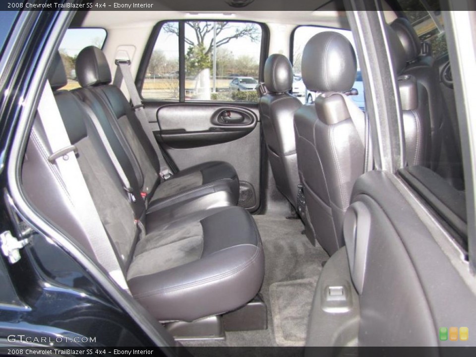 Ebony Interior Photo for the 2008 Chevrolet TrailBlazer SS 4x4 #45236173