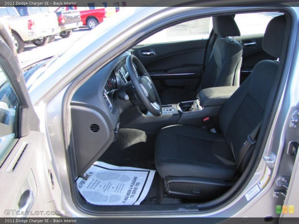 Black Interior Photo for the 2011 Dodge Charger SE #45237293