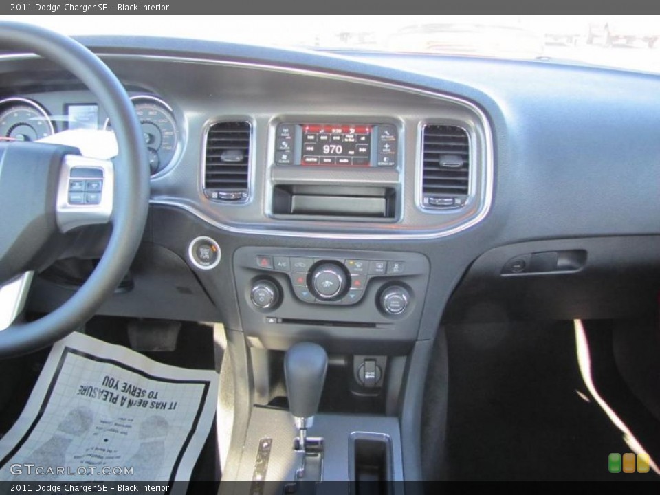 Black Interior Dashboard for the 2011 Dodge Charger SE #45237569
