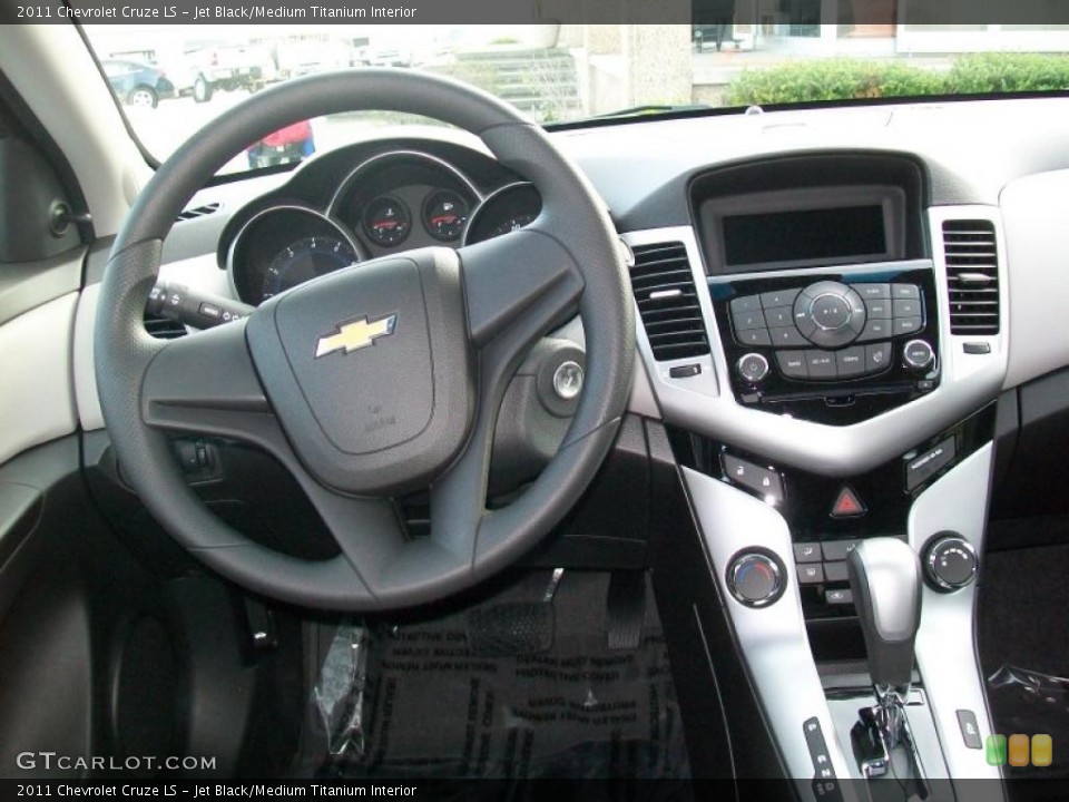 Jet Black/Medium Titanium Interior Dashboard for the 2011 Chevrolet Cruze LS #45239165