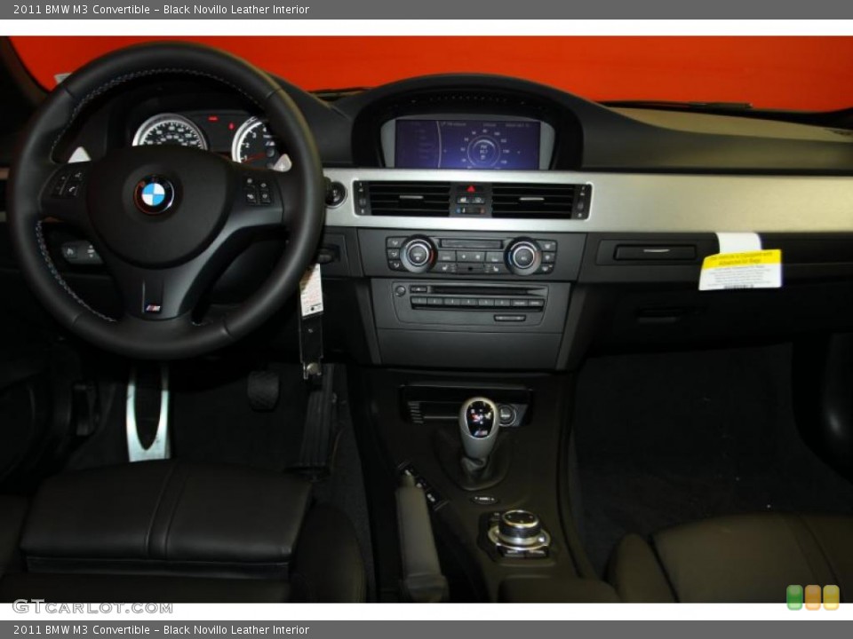 Black Novillo Leather Interior Dashboard for the 2011 BMW M3 Convertible #45239265