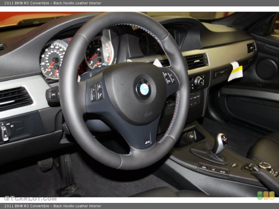 Black Novillo Leather Interior Dashboard for the 2011 BMW M3 Convertible #45239297