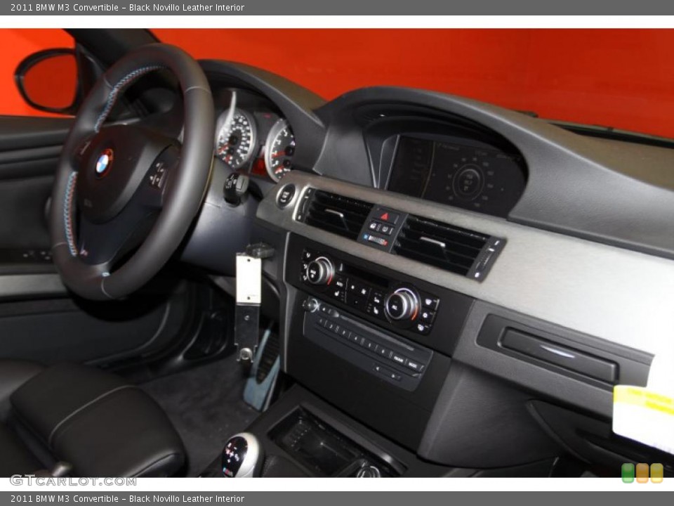 Black Novillo Leather Interior Controls for the 2011 BMW M3 Convertible #45239534