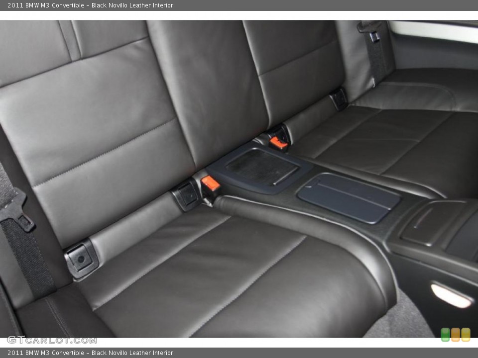 Black Novillo Leather Interior Photo for the 2011 BMW M3 Convertible #45239541