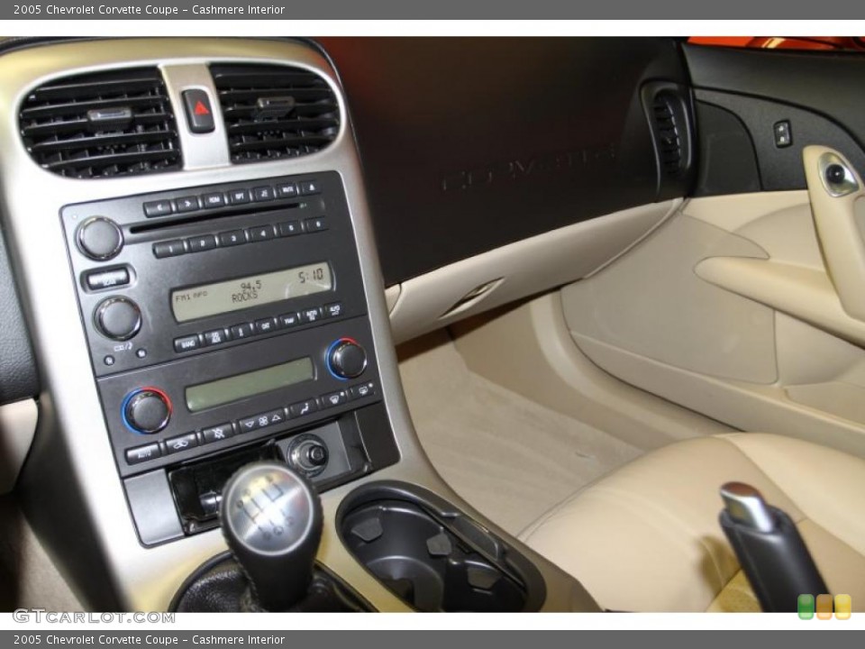 Cashmere Interior Controls for the 2005 Chevrolet Corvette Coupe #45239897