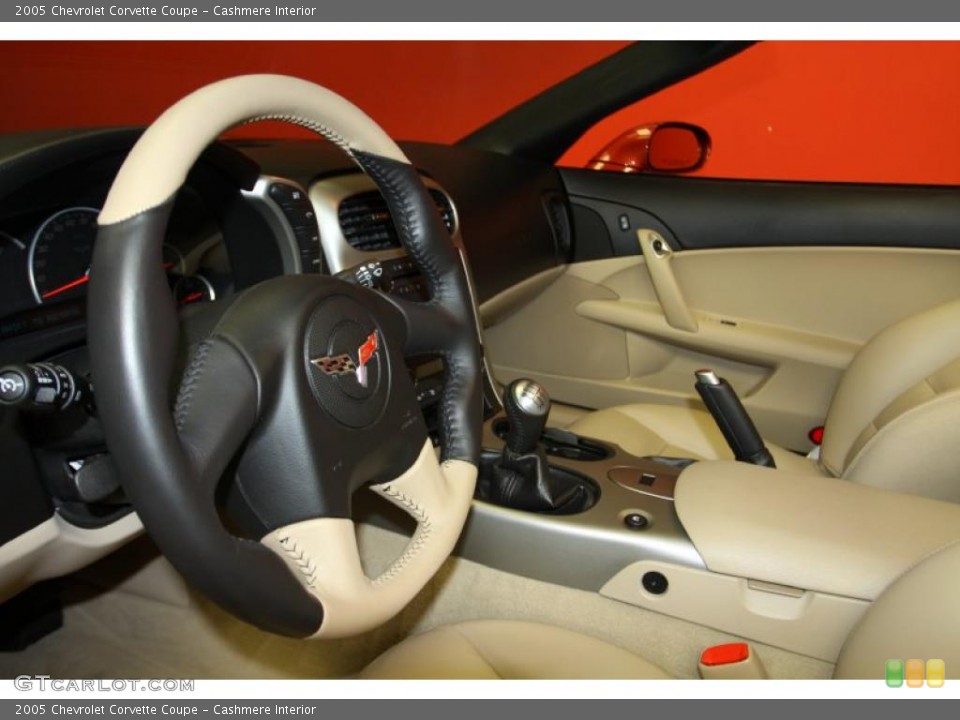 Cashmere Interior Steering Wheel for the 2005 Chevrolet Corvette Coupe #45239945