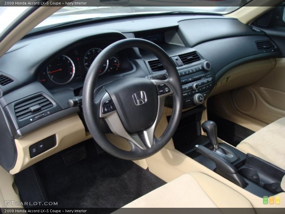 Ivory Interior Prime Interior for the 2009 Honda Accord LX-S Coupe #45241234