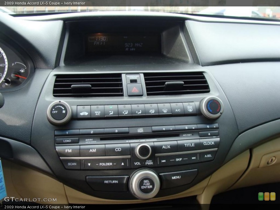 Ivory Interior Controls for the 2009 Honda Accord LX-S Coupe #45241238