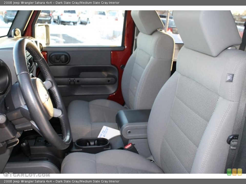 Dark Slate Gray/Medium Slate Gray Interior Photo for the 2008 Jeep Wrangler Sahara 4x4 #45243394