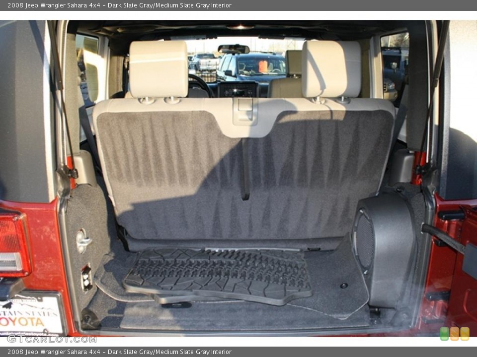 Dark Slate Gray/Medium Slate Gray Interior Trunk for the 2008 Jeep Wrangler Sahara 4x4 #45243918