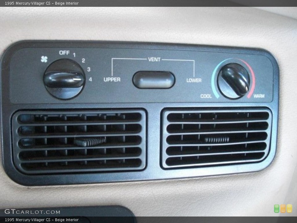 Beige Interior Controls for the 1995 Mercury Villager GS #45245998
