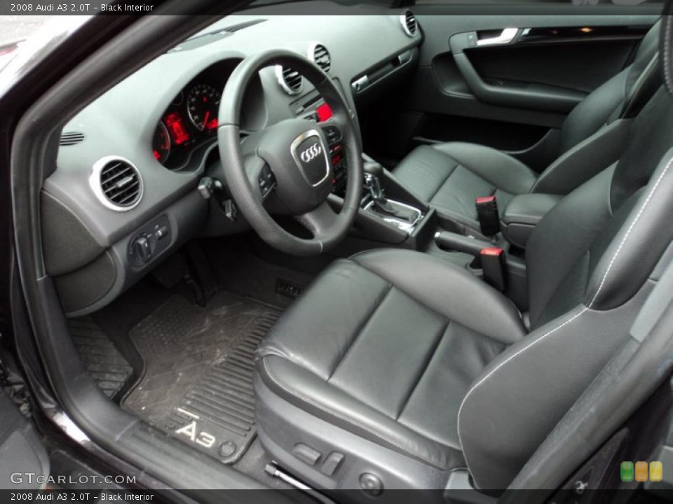 Black Interior Prime Interior for the 2008 Audi A3 2.0T #45248644