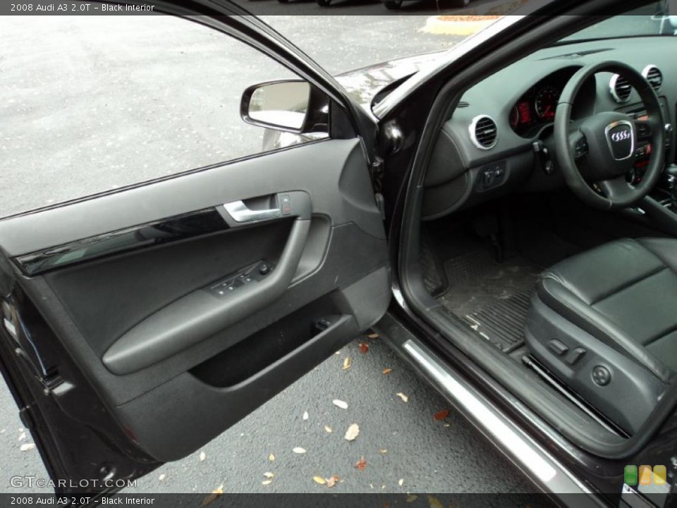 Black Interior Photo for the 2008 Audi A3 2.0T #45248804