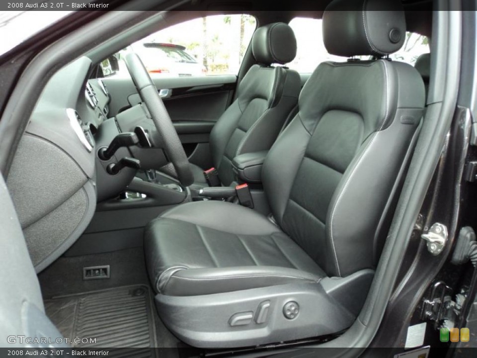Black Interior Photo for the 2008 Audi A3 2.0T #45248812