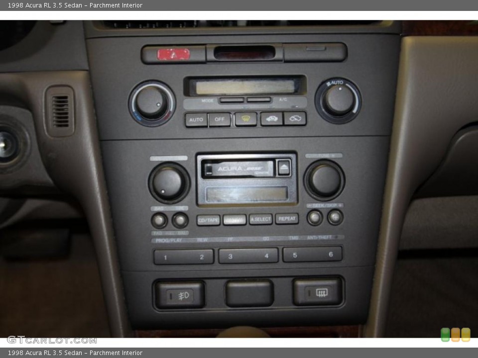 Parchment Interior Controls for the 1998 Acura RL 3.5 Sedan #45248972
