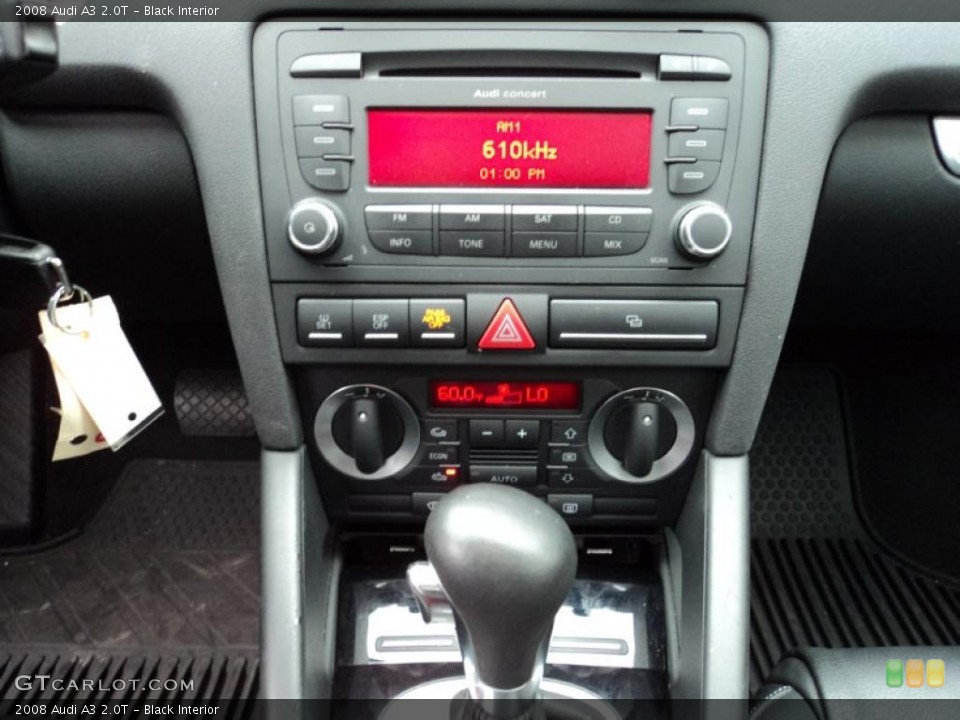 Black Interior Controls for the 2008 Audi A3 2.0T #45249072