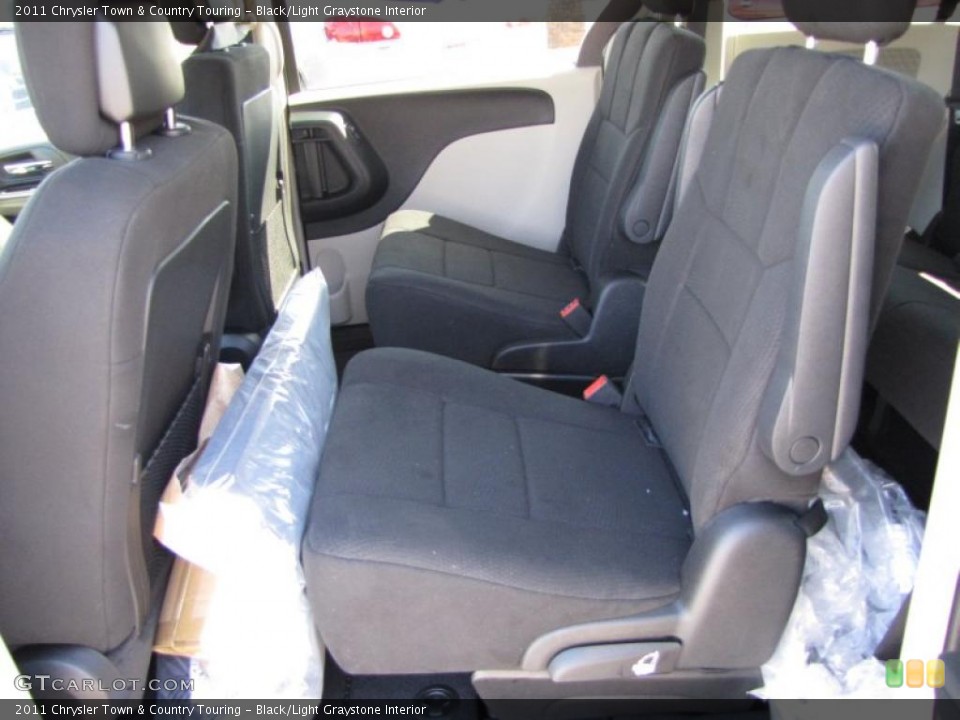 Black/Light Graystone Interior Photo for the 2011 Chrysler Town & Country Touring #45249380