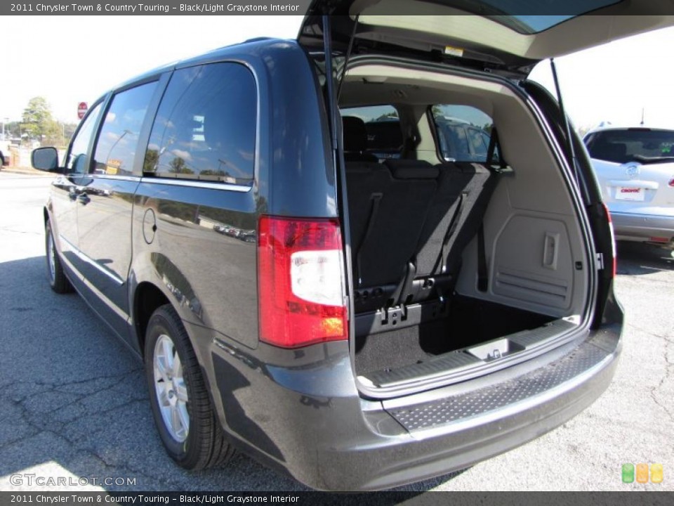 Black/Light Graystone Interior Trunk for the 2011 Chrysler Town & Country Touring #45249388