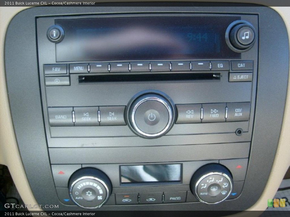 Cocoa/Cashmere Interior Controls for the 2011 Buick Lucerne CXL #45250044