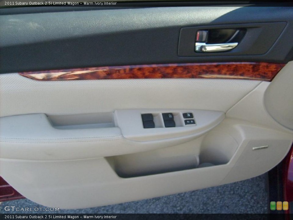 Warm Ivory Interior Door Panel for the 2011 Subaru Outback 2.5i Limited Wagon #45251976