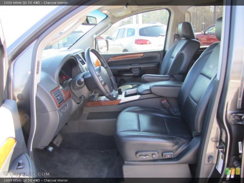 Charcoal Interior Photo for the 2009 Infiniti QX 56 4WD #45253300