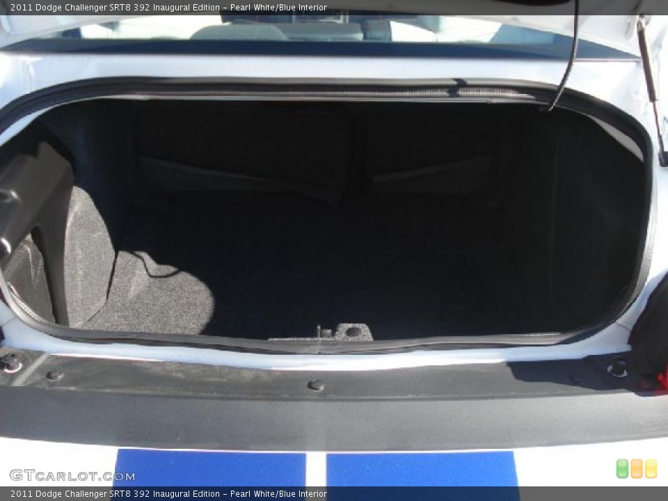Pearl White/Blue Interior Trunk for the 2011 Dodge Challenger SRT8 392 Inaugural Edition #45253716
