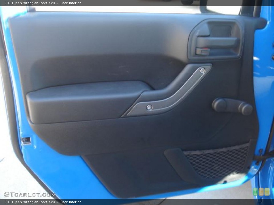 Black Interior Door Panel for the 2011 Jeep Wrangler Sport 4x4 #45253960