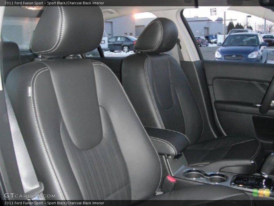 Sport Black/Charcoal Black Interior Photo for the 2011 Ford Fusion Sport #45254308