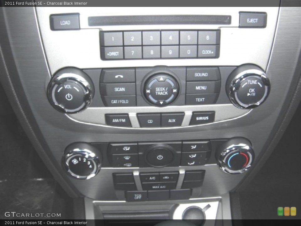 Charcoal Black Interior Controls for the 2011 Ford Fusion SE #45254460