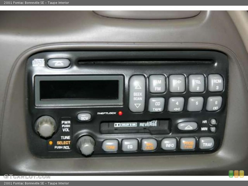 Taupe Interior Controls for the 2001 Pontiac Bonneville SE #45254532
