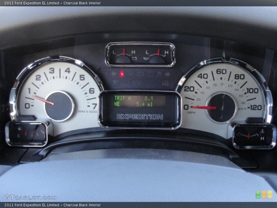 Charcoal Black Interior Gauges for the 2011 Ford Expedition EL Limited #45256321