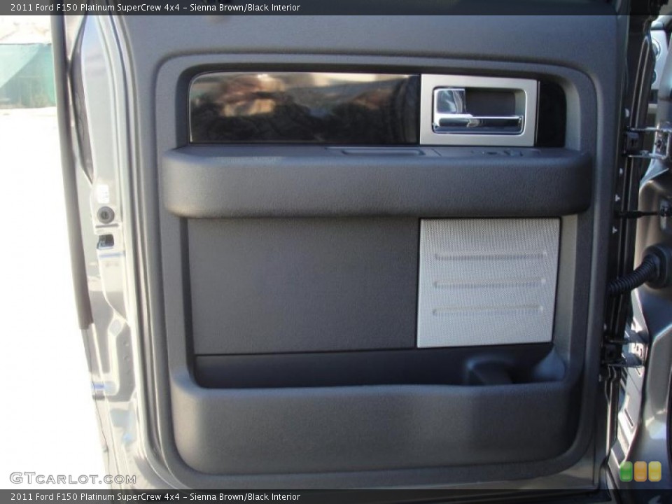 Sienna Brown/Black Interior Door Panel for the 2011 Ford F150 Platinum SuperCrew 4x4 #45256942