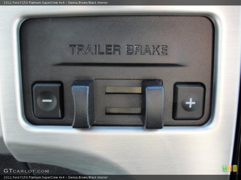 Sienna Brown/Black Interior Controls for the 2011 Ford F150 Platinum SuperCrew 4x4 #45257264